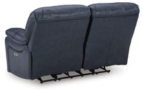 Sheffield Power Reclining Loveseat in Ocean