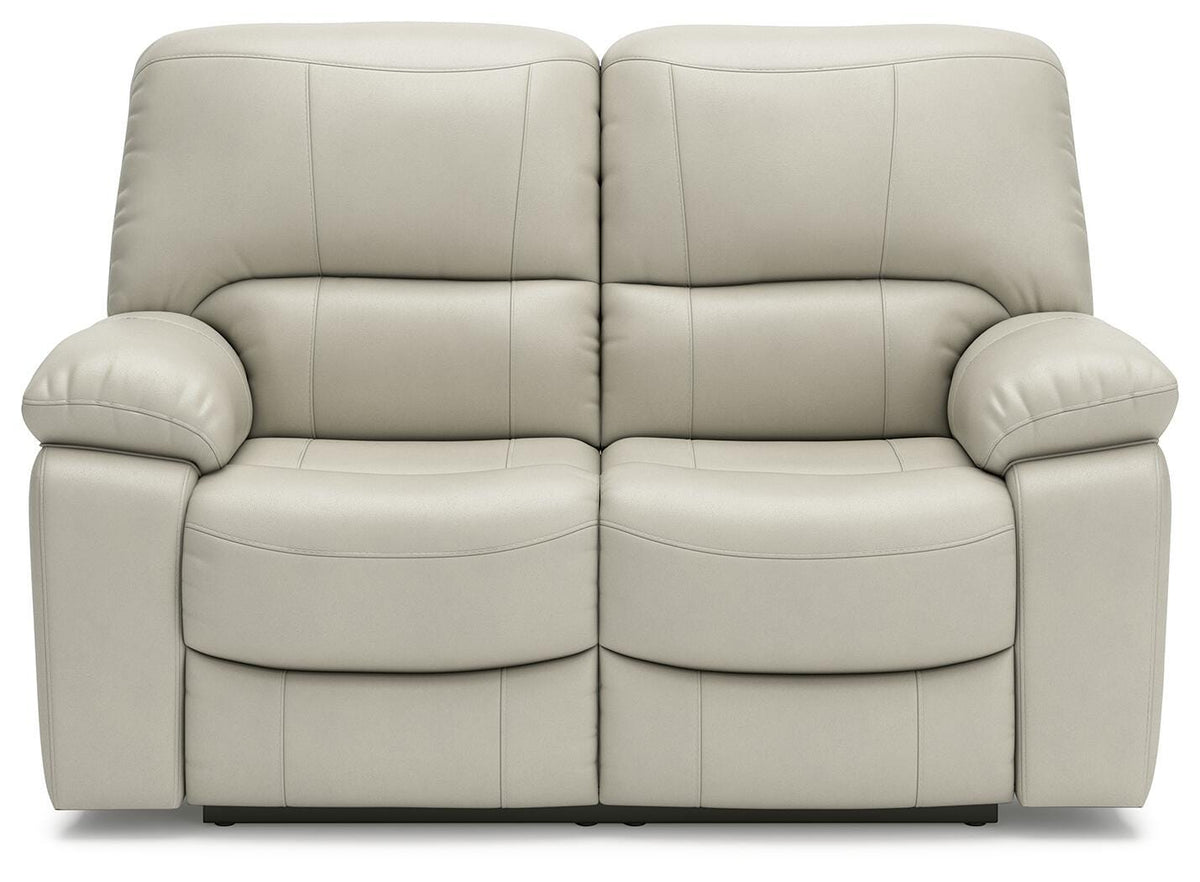 Sheffield Reclining Loveseat in Coconut