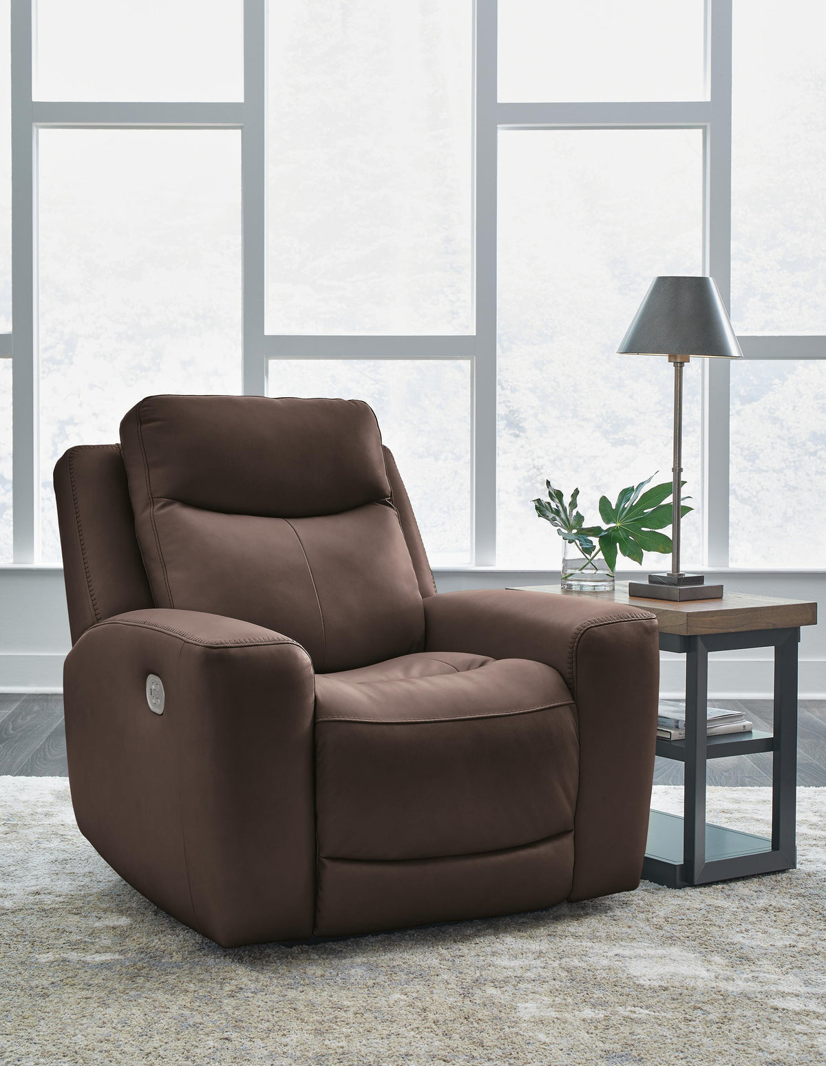 Sherbourne Power Recliner in Dark Brown