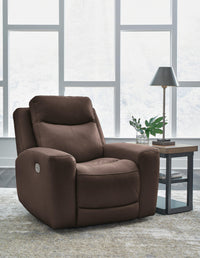 Sherbourne Power Recliner in Dark Brown