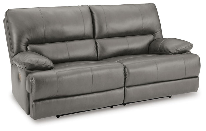 Steelmark Power Reclining Sofa in Gray