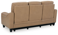 Kingsley Vale Power Reclining Sofa in Toffee