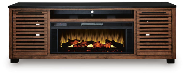 Kallari 84" TV Stand with Electric Fireplace